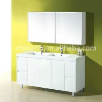 Simple Design Bathroom Furniture Set Mirror Cabinet Laundry Sink Cabinet Combo