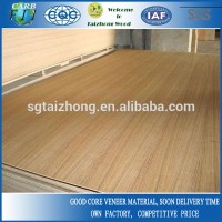 Poplar Core 4MM Teak Veneer Plywood